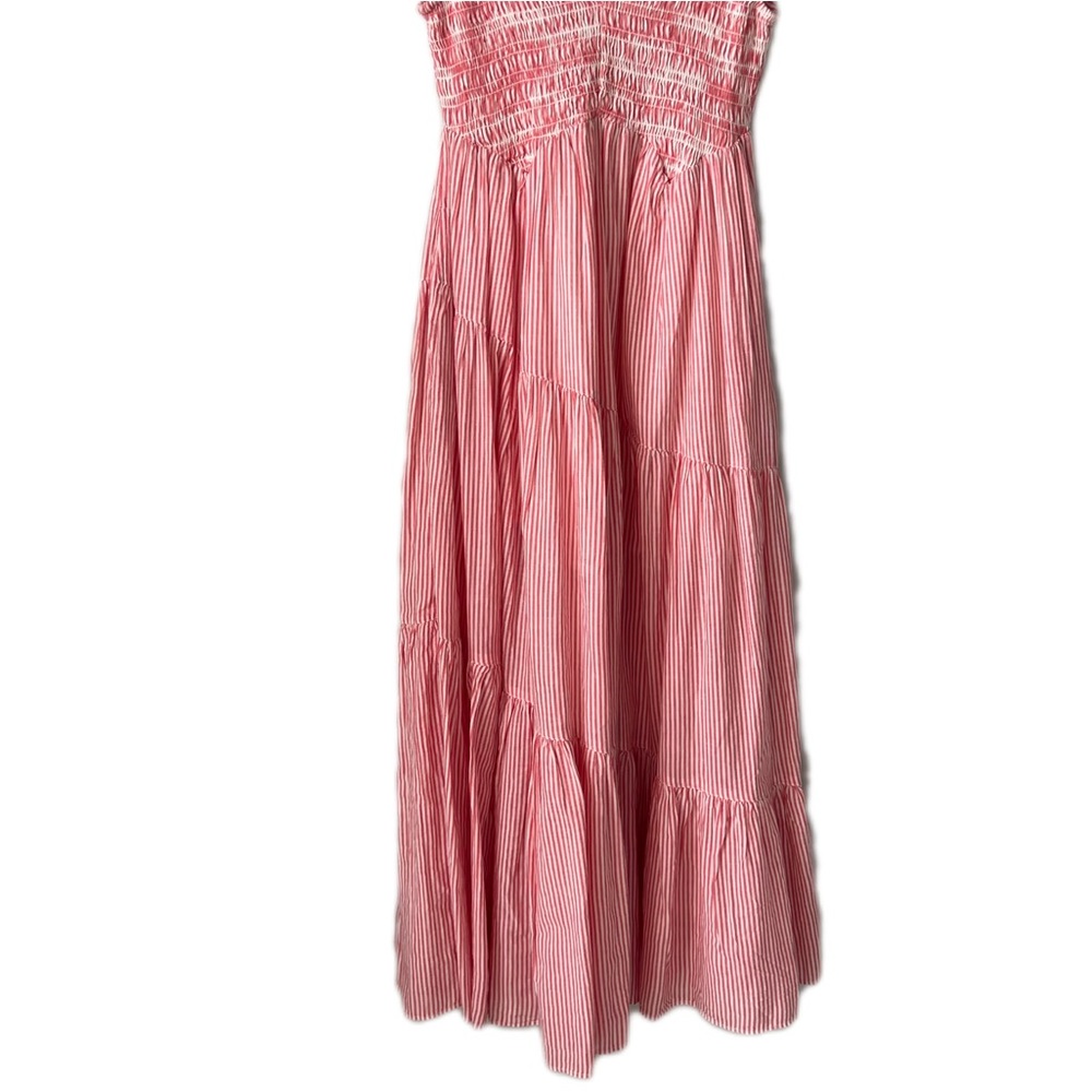 Free People Juno Smocked Tiered Maxi Dress Sz Xs Bohemian Flare Stripe Dress - Picture 13 of 16